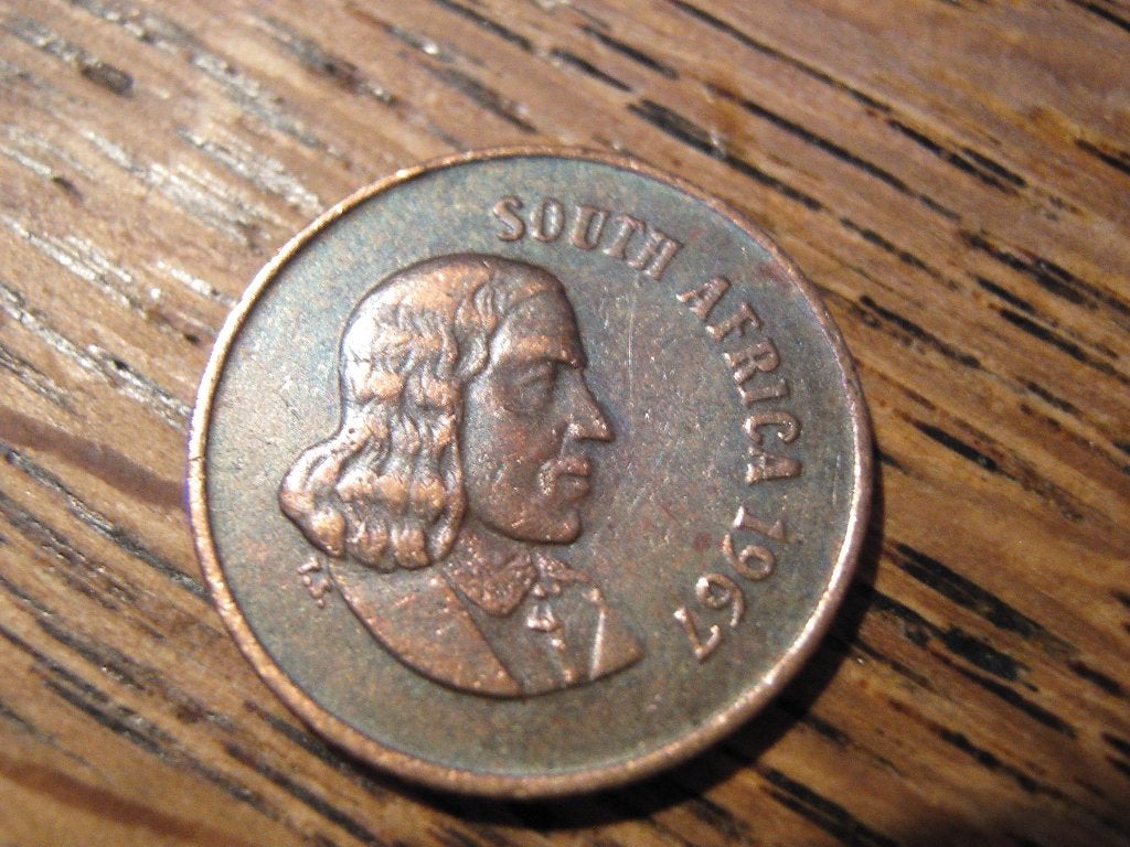 South Africa 1 Cent 1967, Jan van Riebeeck #520, Ophalen of Verzenden, Zuid-Afrika, Losse munt