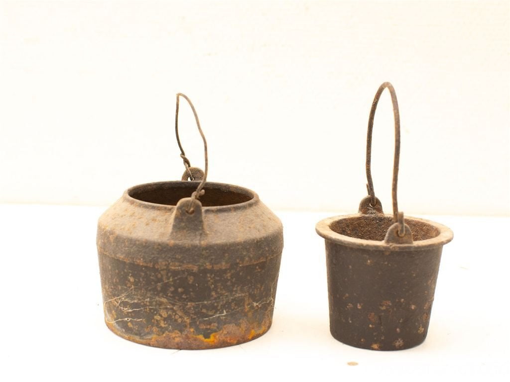 Gietijzeren lijmpot 35143, Ophalen of Verzenden, Gebruikt, Gietijzer
