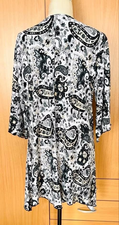 Magna Paisley tuniek maat 46/48 [vj], Ophalen of Verzenden, Zo goed als nieuw, Maat 46/48 (XL) of groter, Grijs