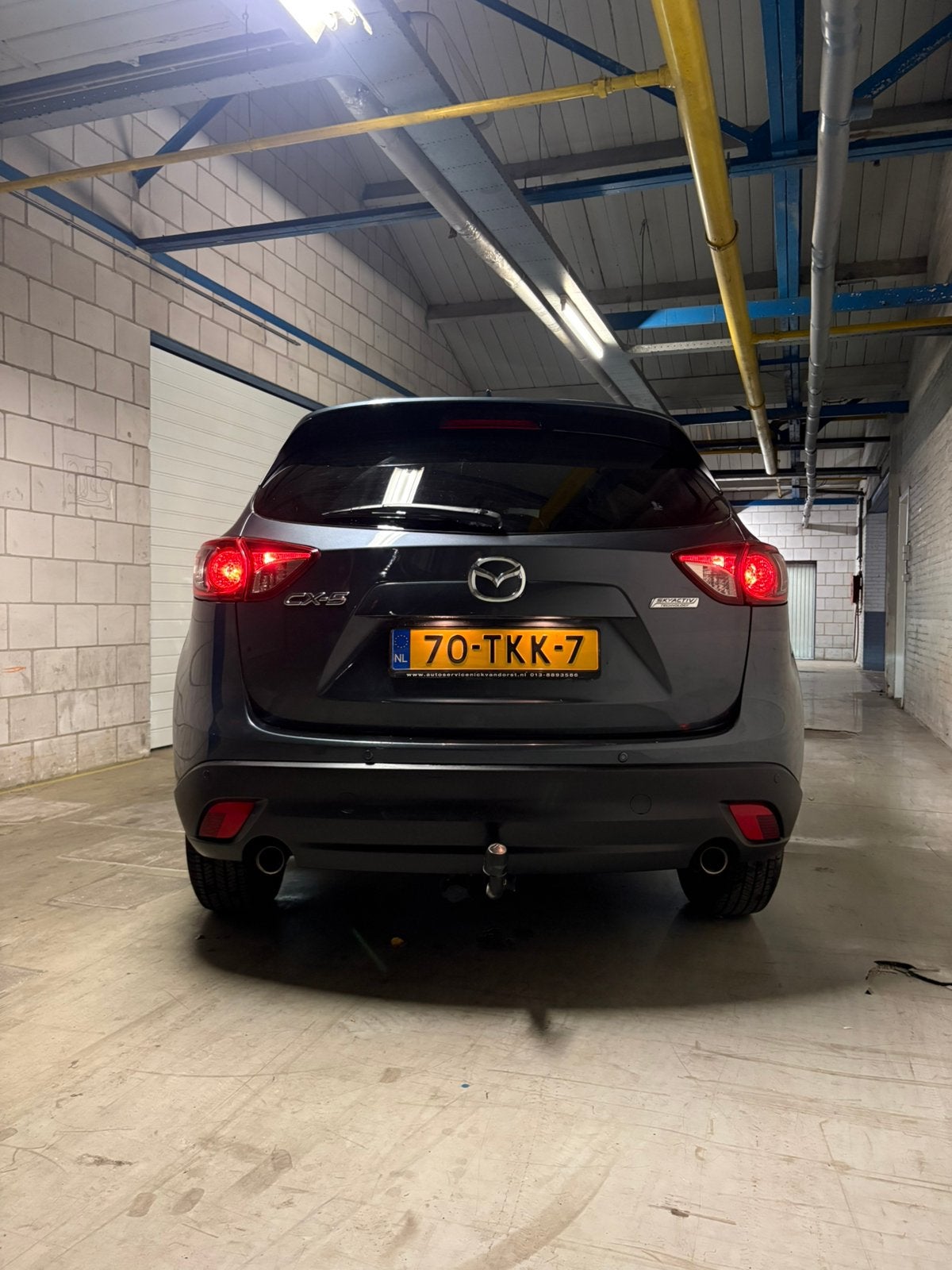 Mazda CX-5 2.0 121KW 2WD 2012 Grijs, Auto's, Voorwielaandrijving, Stof, Zwart, 4 cilinders