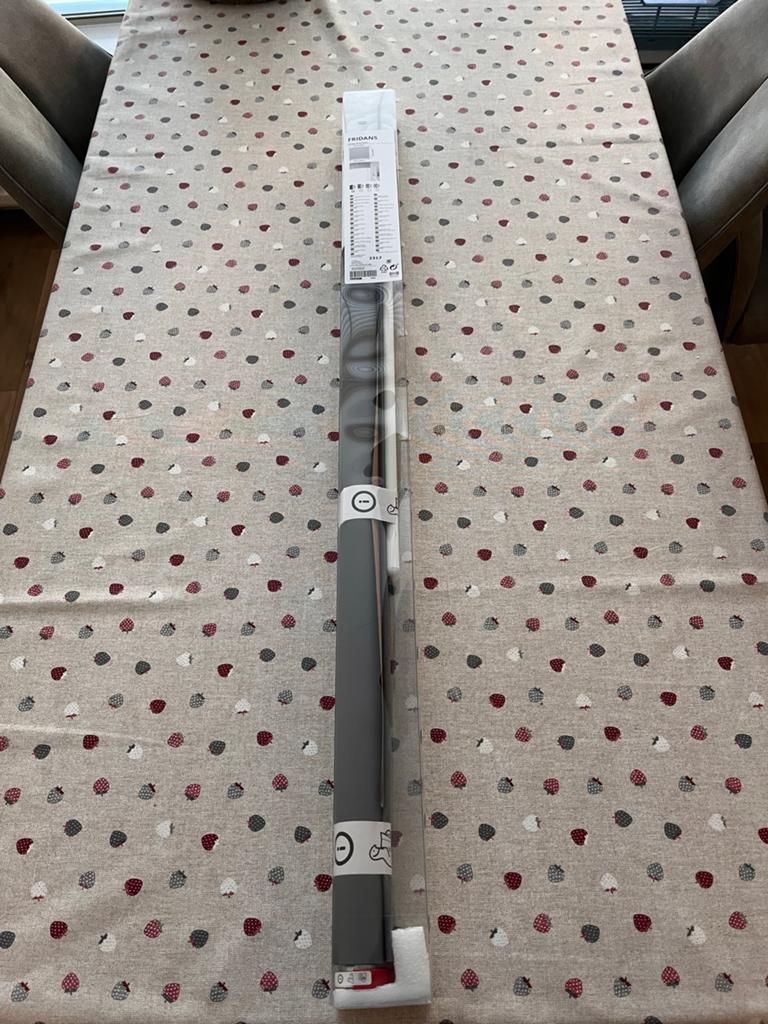 Fridans zonsverduisterend rolgordijn ikea 100x195, 100 tot 150 cm, Nieuw, Ophalen of Verzenden, Grijs