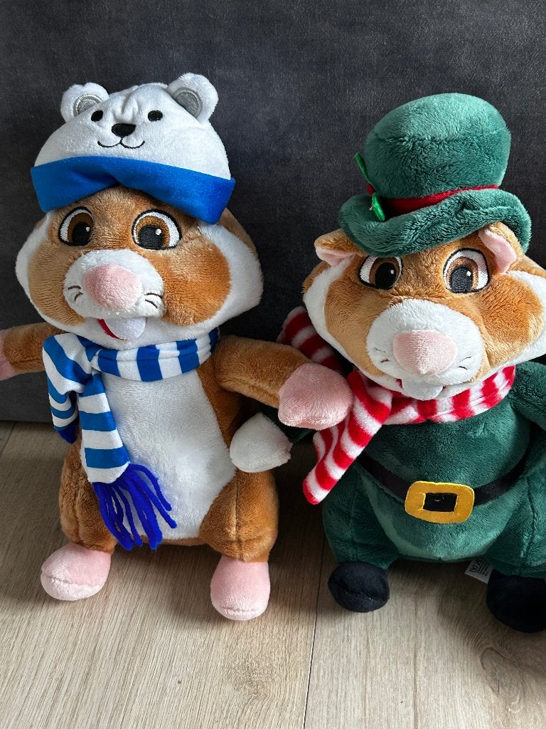 Ah hamsters, Kinderen en Baby's, Speelgoed | Knuffels en Pluche, Ophalen, Hamster, Zo goed als nieuw, Albert Heijn