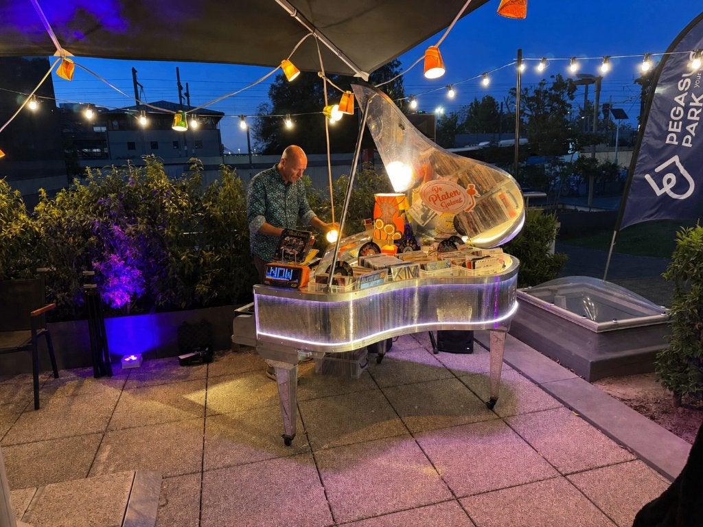 'De Plaatjes Piano', een vinyl vleugel vol vinyl huren!, Dj