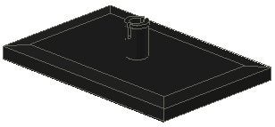 Lego Train Bogie Plate (Tile, Modified 6 x 4 with 7mm Pin), Gebruikt, Overige thema's, Lego, Overige typen
