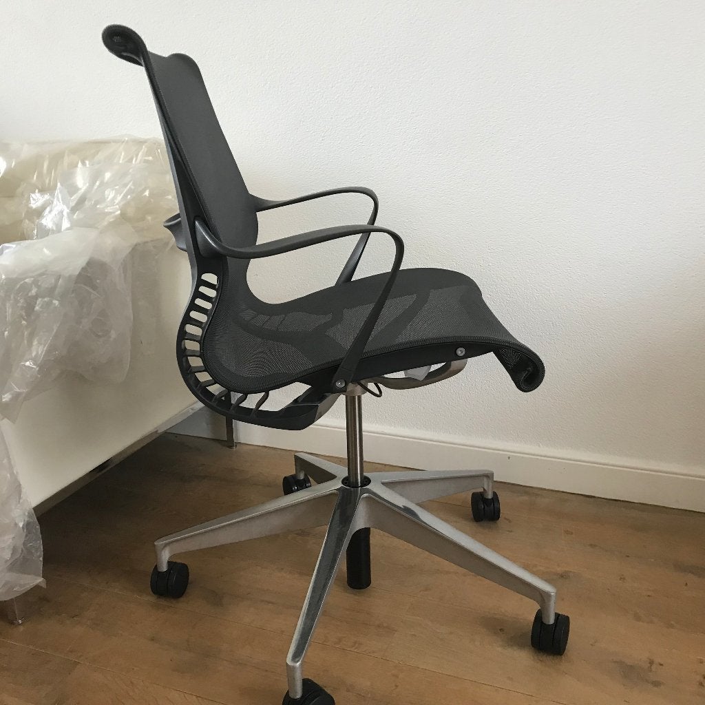 IZGS Herman Miller Setu bureaustoel stoel, Huis en Inrichting, Ophalen, Zwart, Zo goed als nieuw, Nvt