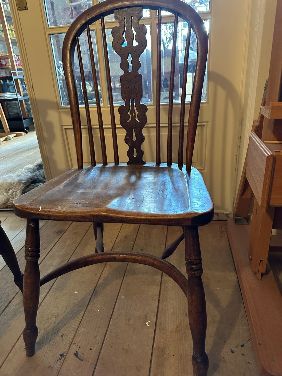 Set van 5 Pander & Zonen stoelen: 4 zonder, 1 met armleuning, Ophalen