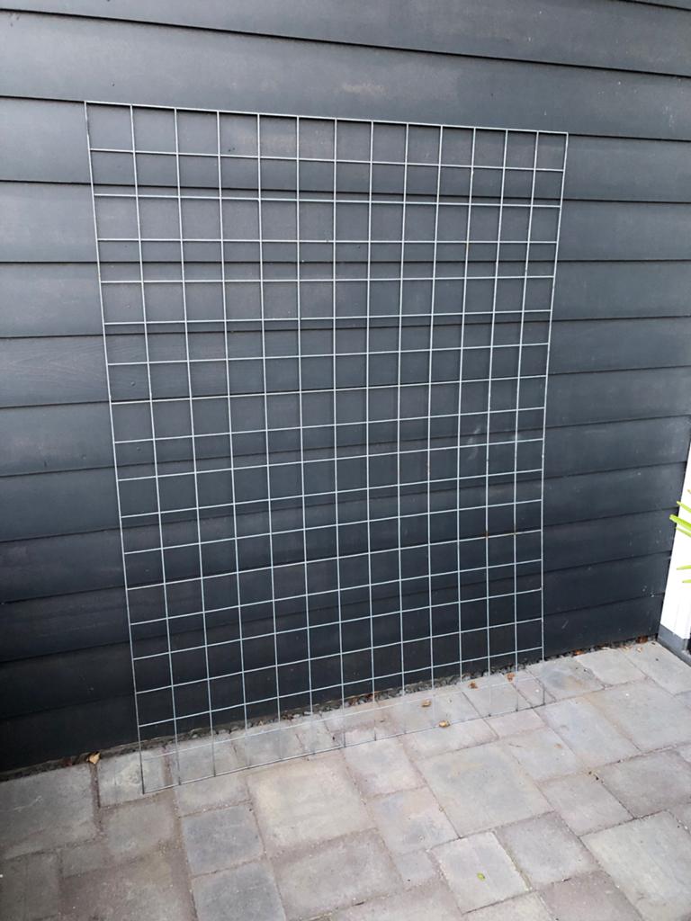 Gaashekwerk paneel | gaaspaneel | schutting 180 x 130 cm, Ophalen, Gebruikt, IJzer, Gaashekwerk