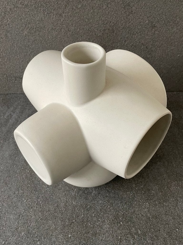 NL Architects 3 Vase, Antiek en Kunst, Ophalen, Grijs, Vaas, 27 cm
