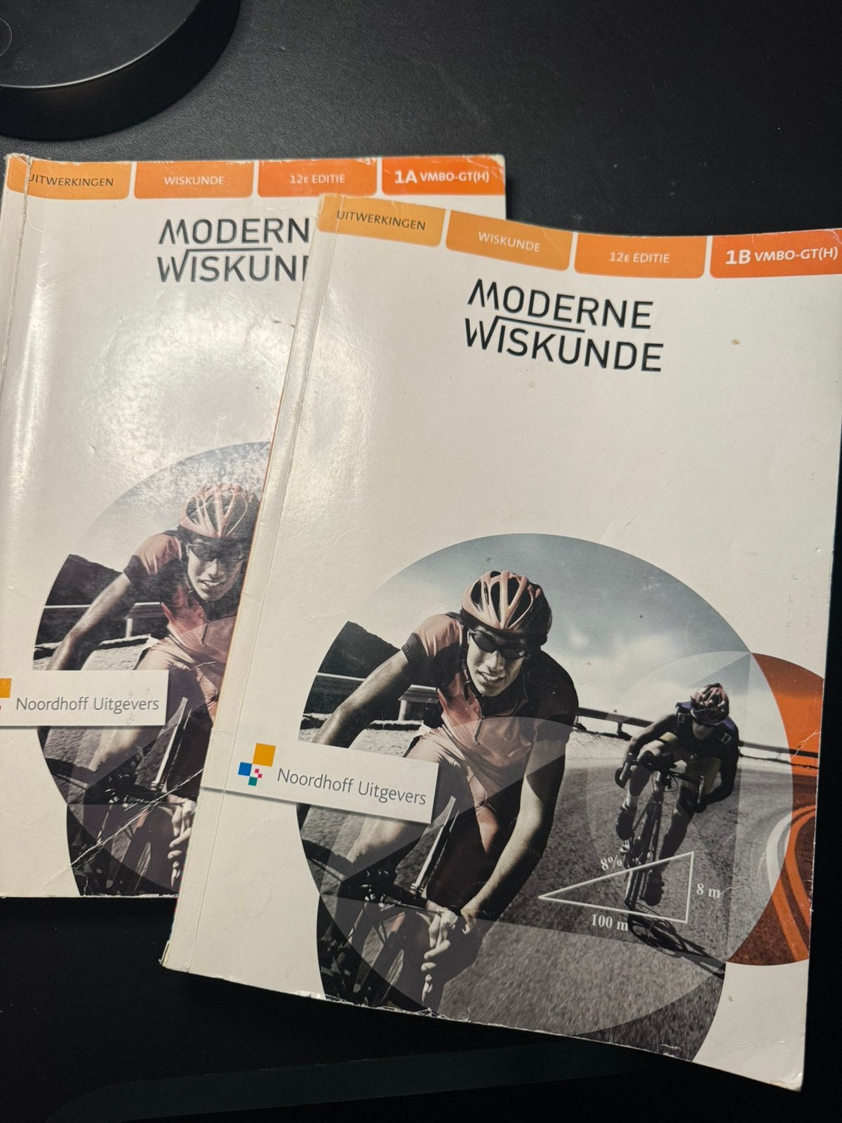 Moderne wiskunde Uitwerkingen VMBO 1 A&B, Verzenden, Zo goed als nieuw, VMBO, Wiskunde A