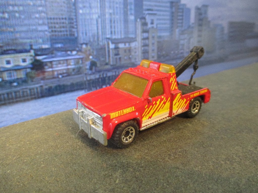 GMC Wrecker Matchbox MB188 1997 24H Towing USA Only uitgave, Ophalen of Verzenden, Gebruikt, Auto