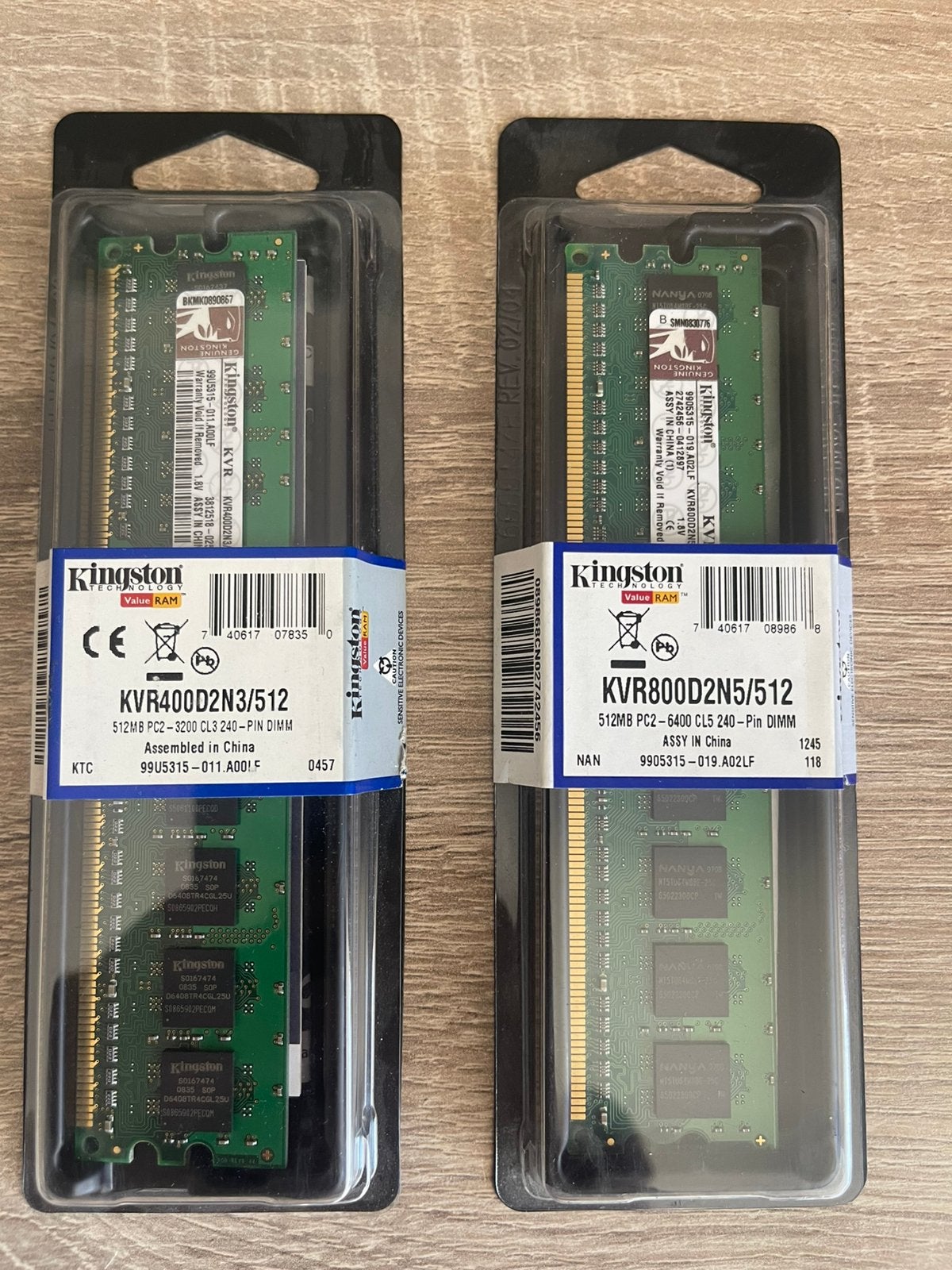 DDR1 512MB 3200/6400, Computers en Software, RAM geheugen, 1 GB of minder, Nieuw, Ophalen of Verzenden, DDR