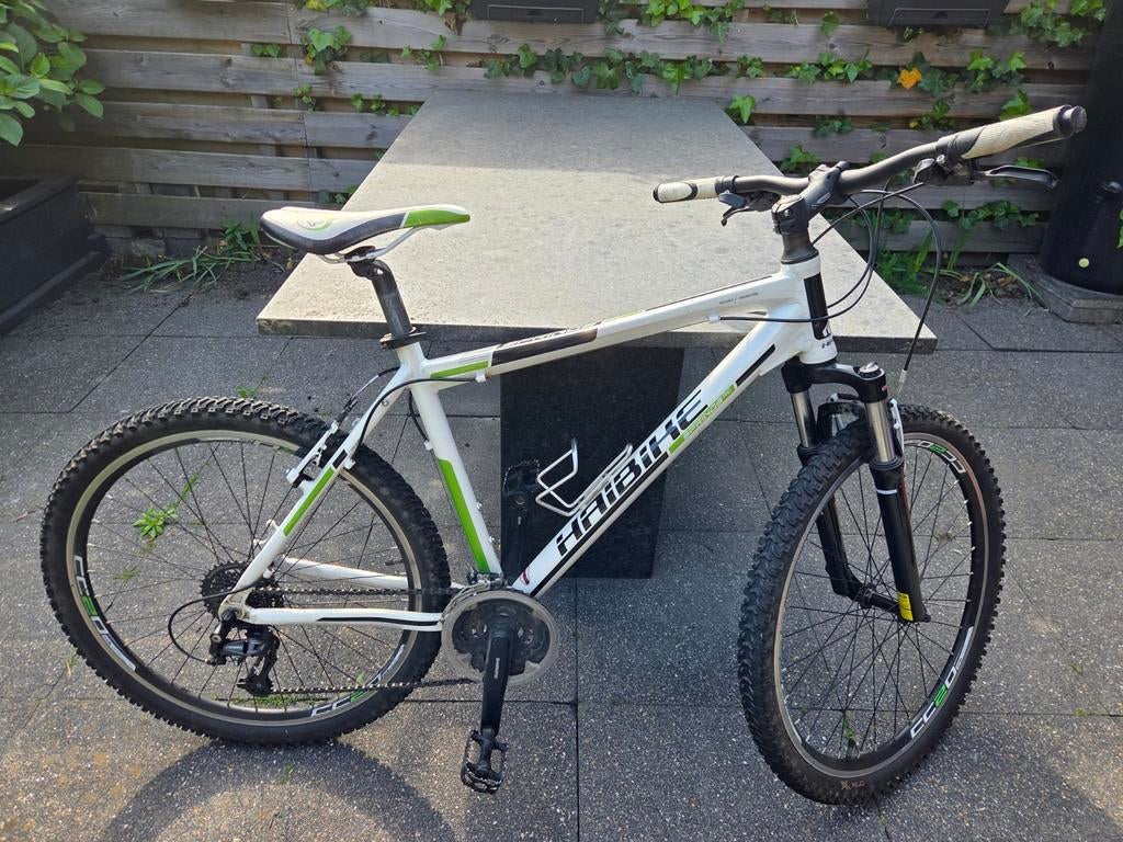 Haibike Springs RC Mountainbike - Wit/Groen, Fietsen en Brommers, Fietsen | Mountainbikes en ATB, 49 tot 53 cm, Ophalen, Gebruikt