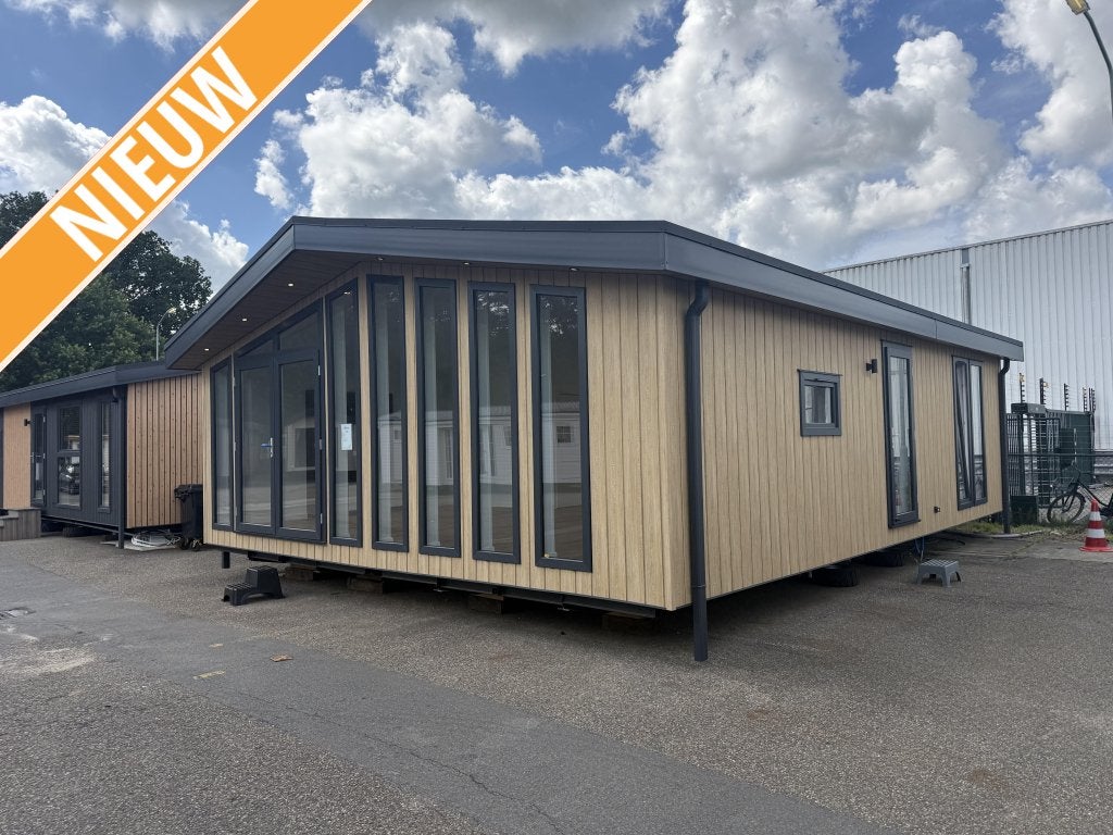 Overson Landhuis 80 m2 2 SLP Airco Winterhard, Caravans en Kamperen, Stacaravans, Niet ingevuld, Niet ingevuld, Niet ingevuld