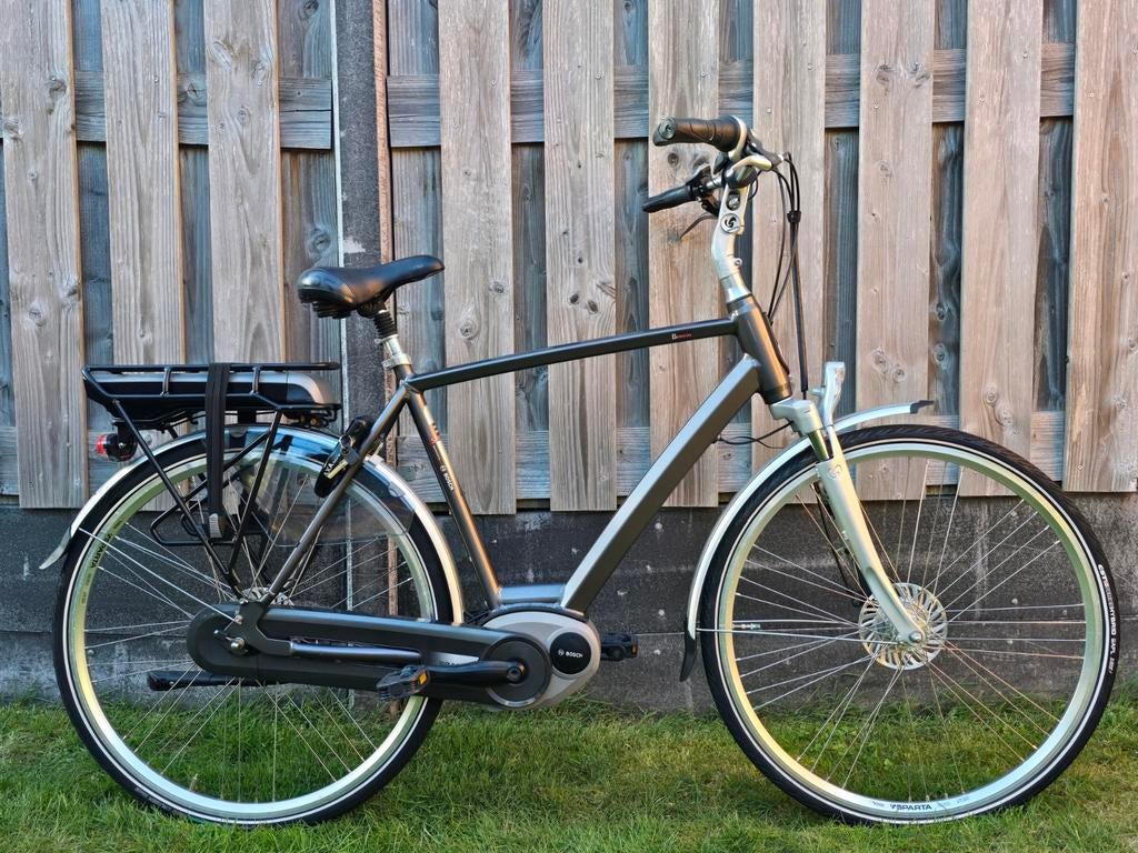 Sparta Bosch Middenmotor 57cm Heren E-bike Elektrischefiets, Ophalen, Sparta, Zo goed als nieuw, 50 km per accu of meer