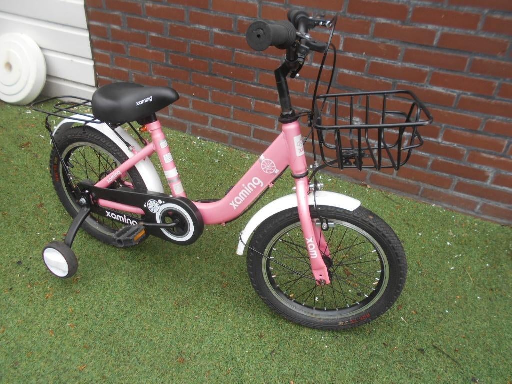 zgan Xaming meisjefiets 16 inch, Fietsen en Brommers, Ophalen, Zo goed als nieuw, 20 inch