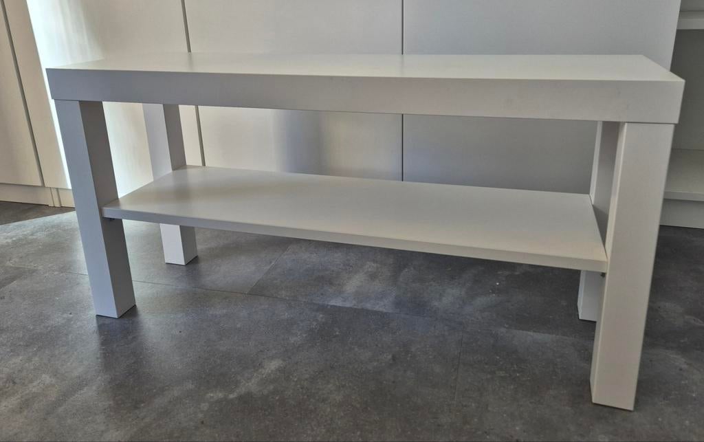 Lack tv meubel wit, Huis en Inrichting, Tafels | Sidetables, Ophalen, 25 tot 50 cm, Rechthoekig