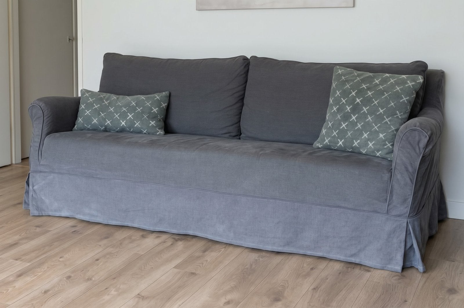1 Comfortabele landelijke 3,5-zits bank, Huis en Inrichting, Ophalen, Driepersoons, 75 tot 100 cm, Zo goed als nieuw