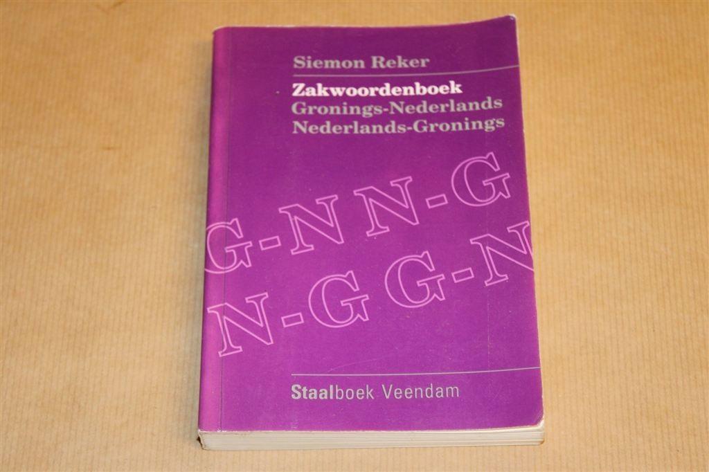 Zakwoordenboek Gronings–Nederlands — Siemon Reker, Verzenden, Gelezen, Van Dale, Nederlands