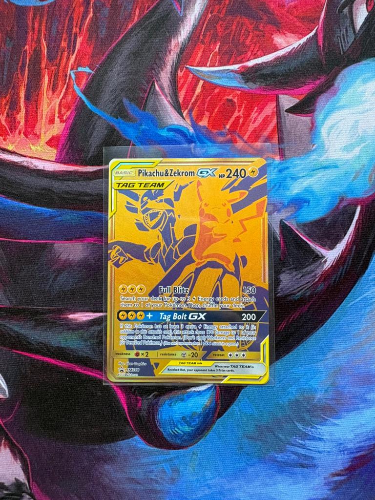 Pokemon Pikachu & Zekrom SM248, Hobby en Vrije tijd, Verzamelkaartspellen | Pokémon, Ophalen of Verzenden, Zo goed als nieuw