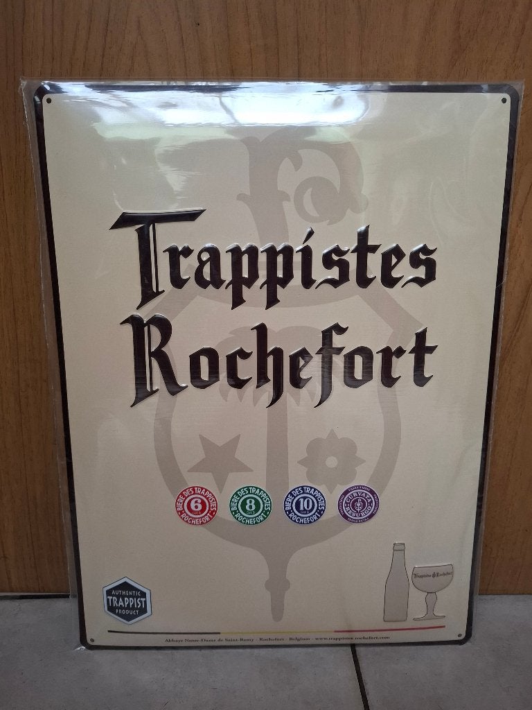 Origineel reclamebord Rochefort nieuw - originele verpakking, Verzamelen, Ophalen of Verzenden, Nieuw, Reclamebord, Plaat of Schild