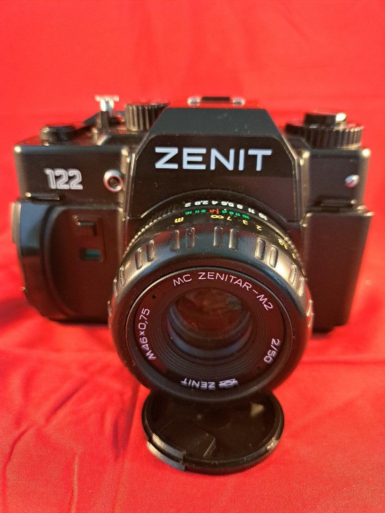 Vintage Zenit 122 met Zenitar-M2 2/50 lens, Audio, Tv en Foto, Ophalen of Verzenden, Zo goed als nieuw, Compact, Overige Merken