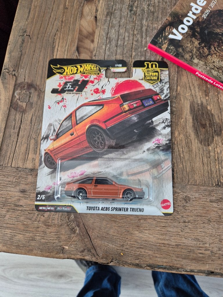 Hot Wheels Japan Historics 5 Toyota AE86 Sprinter Trueno, Ophalen of Verzenden, Nieuw, Auto