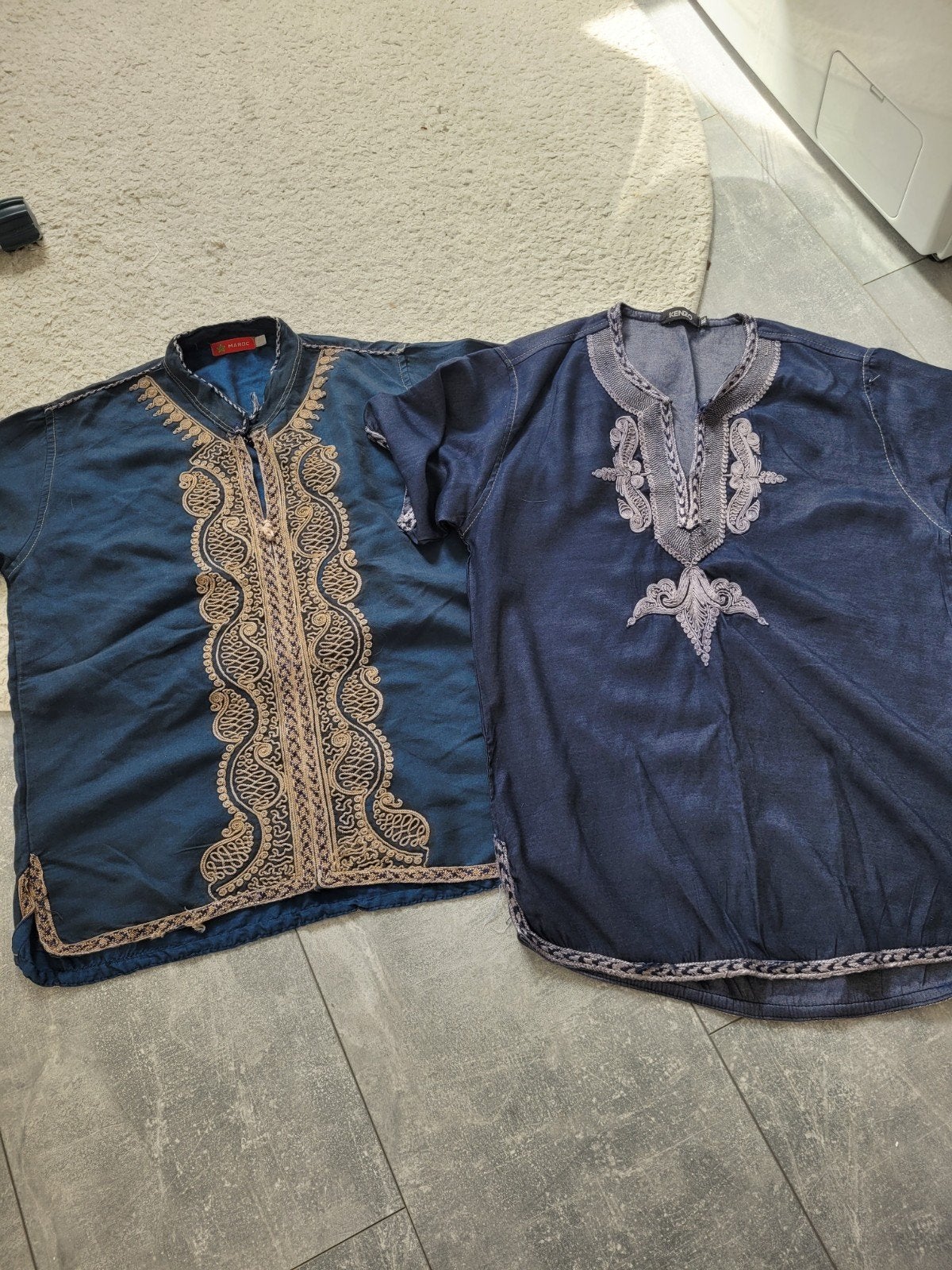 2 Marokkaanse Heren Tunieken - bijna nieuw, Kleding | Heren, Ophalen of Verzenden, Nieuw, Maroc