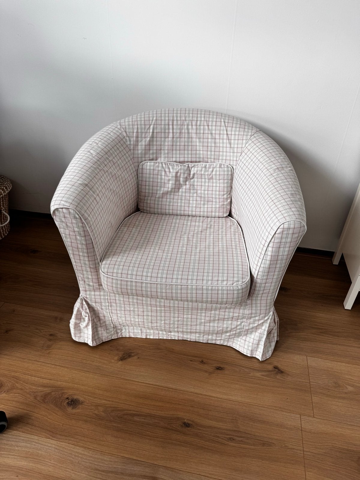 IKEA Tullsta fauteuil met 2 hoezen en originele pootjes, Ophalen, Zo goed als nieuw, Stof, 75 tot 100 cm