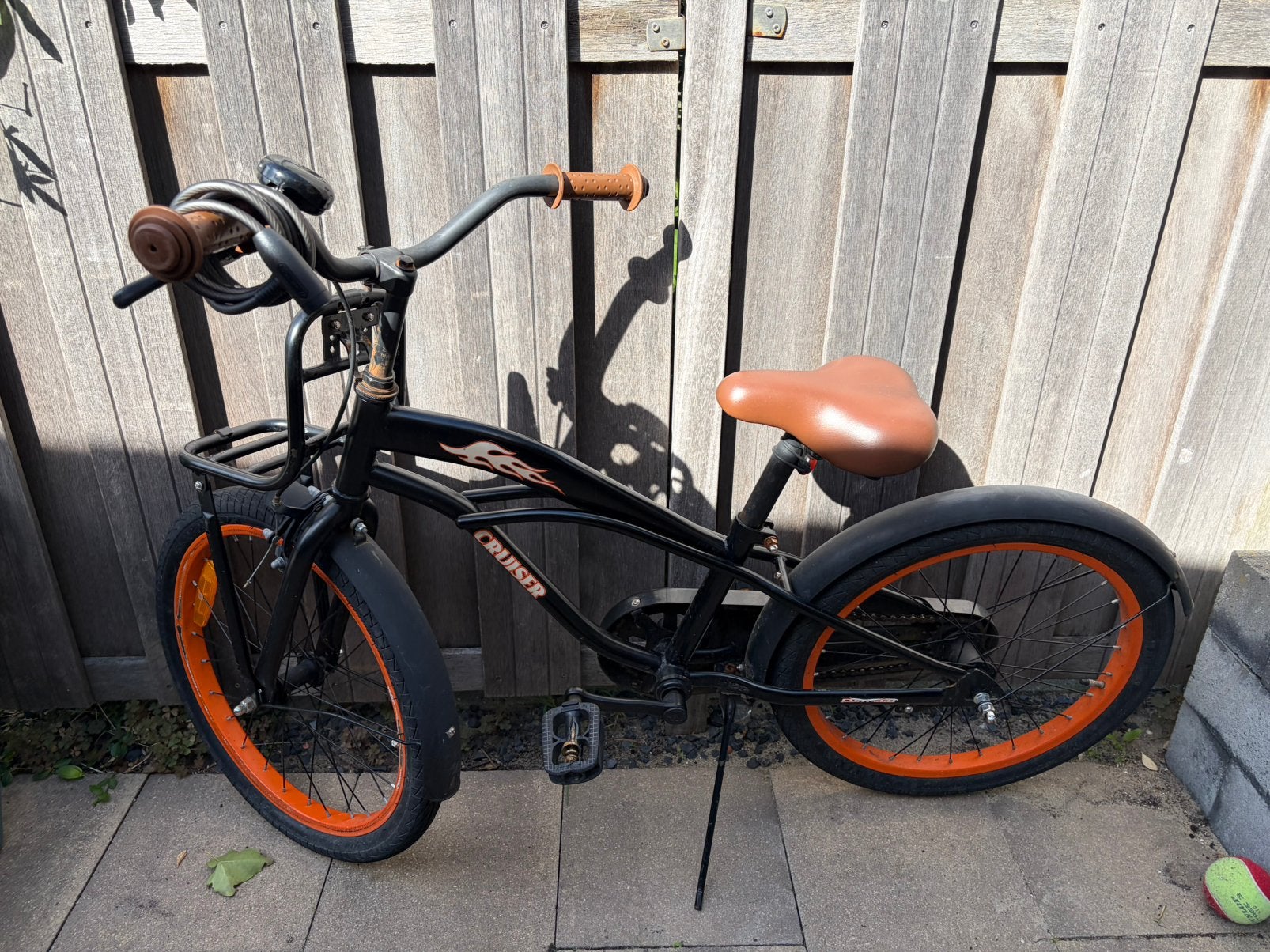 Jongensfiets 18 inch. €20,-, Ophalen, Gebruikt, Terugtraprem, 16 tot 20 inch