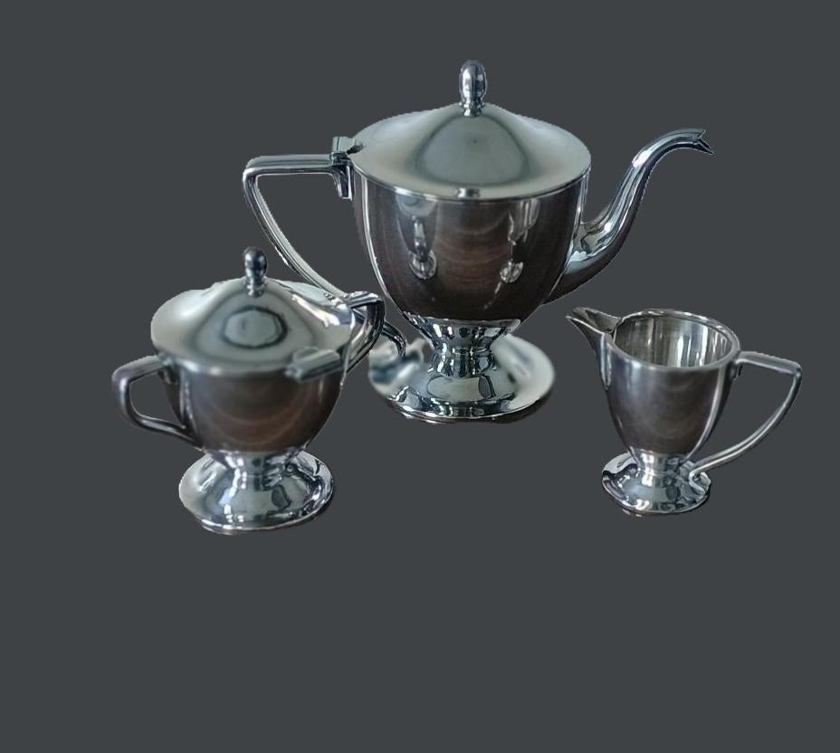 hollandia plate verzilverd koffiestel, Ophalen of Verzenden, Zilver