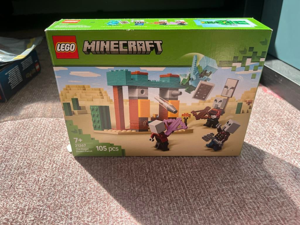 LEGO Minecraft 21267 De Illager Woestijnpattrouille Nieuw, Minecraft, Lego, Nieuw, Ophalen of Verzenden