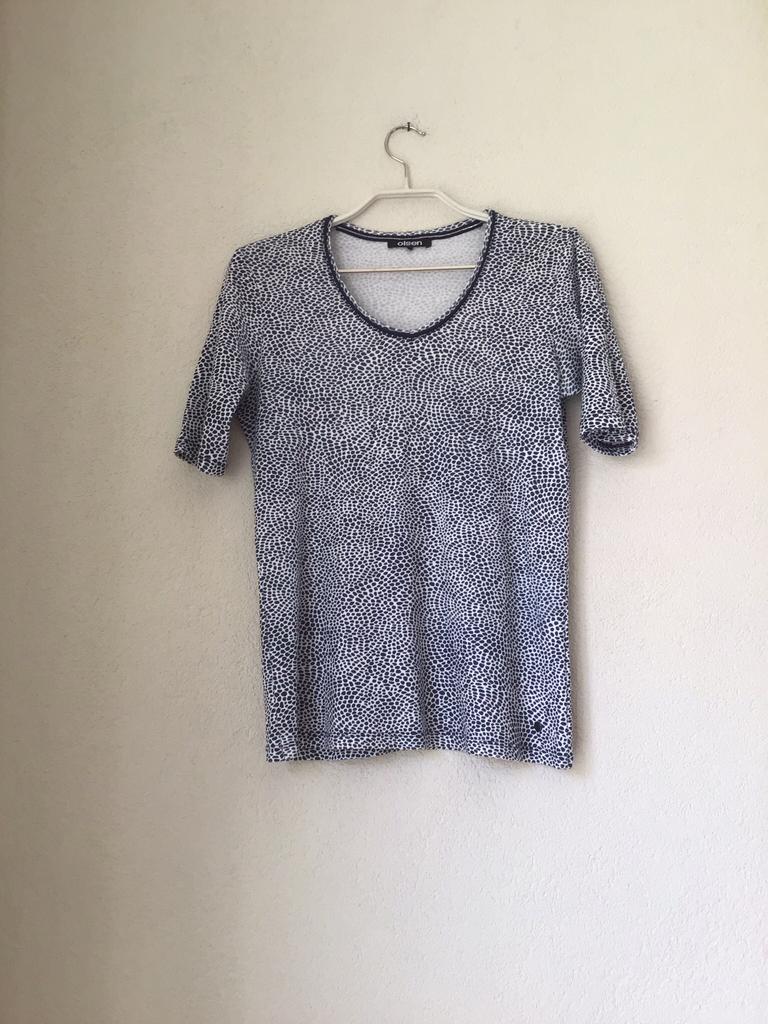 Olsen Shirt blauw/wit maat M, Maat 38/40 (M), Overige kleuren, Ophalen of Verzenden, Zo goed als nieuw