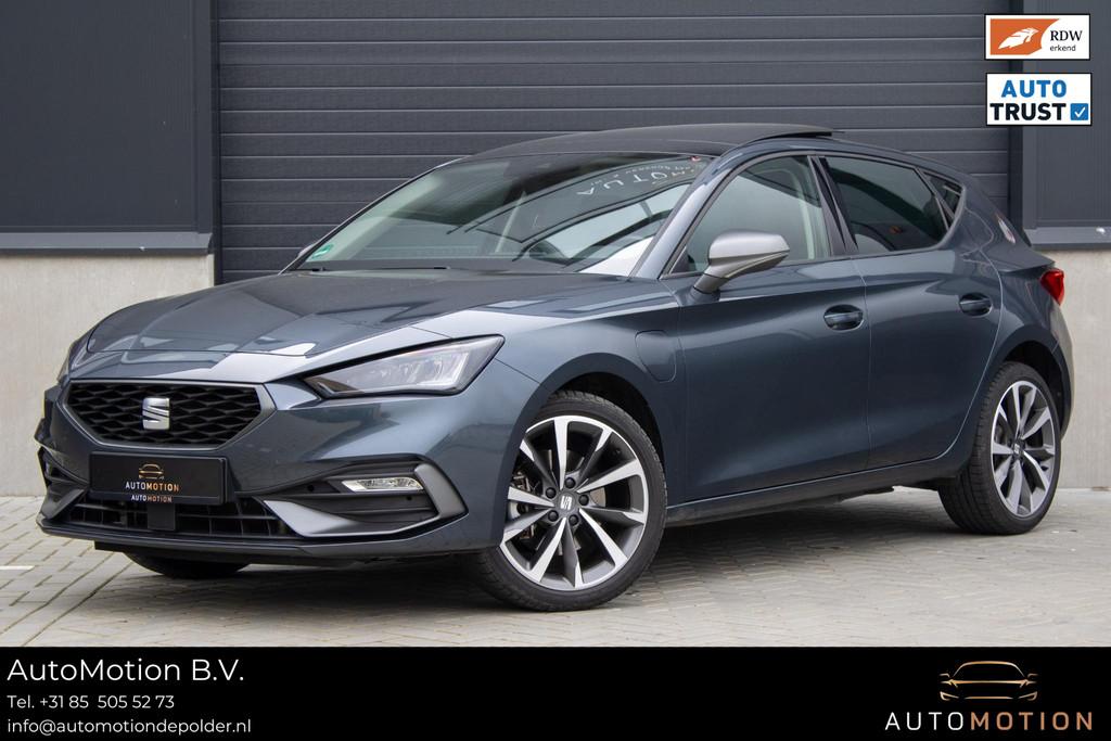 SEAT Leon 1.4 TSI eHybrid PHEV FR PANO STOELVERWARMING SFEER, Stof, Euro 6, 4 cilinders, Met garantie (alle)