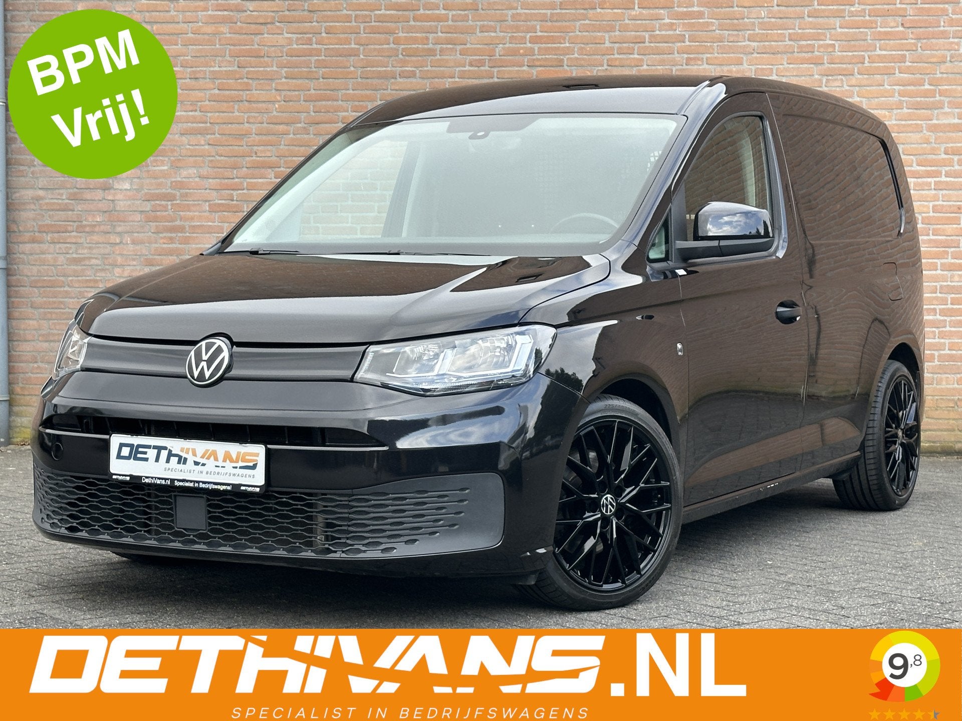 Volkswagen Caddy Cargo 122PK Aut. Cruisecontrol / Trekhaak /, Auto's, Stof, Gebruikt, Met garantie (alle), Volkswagen