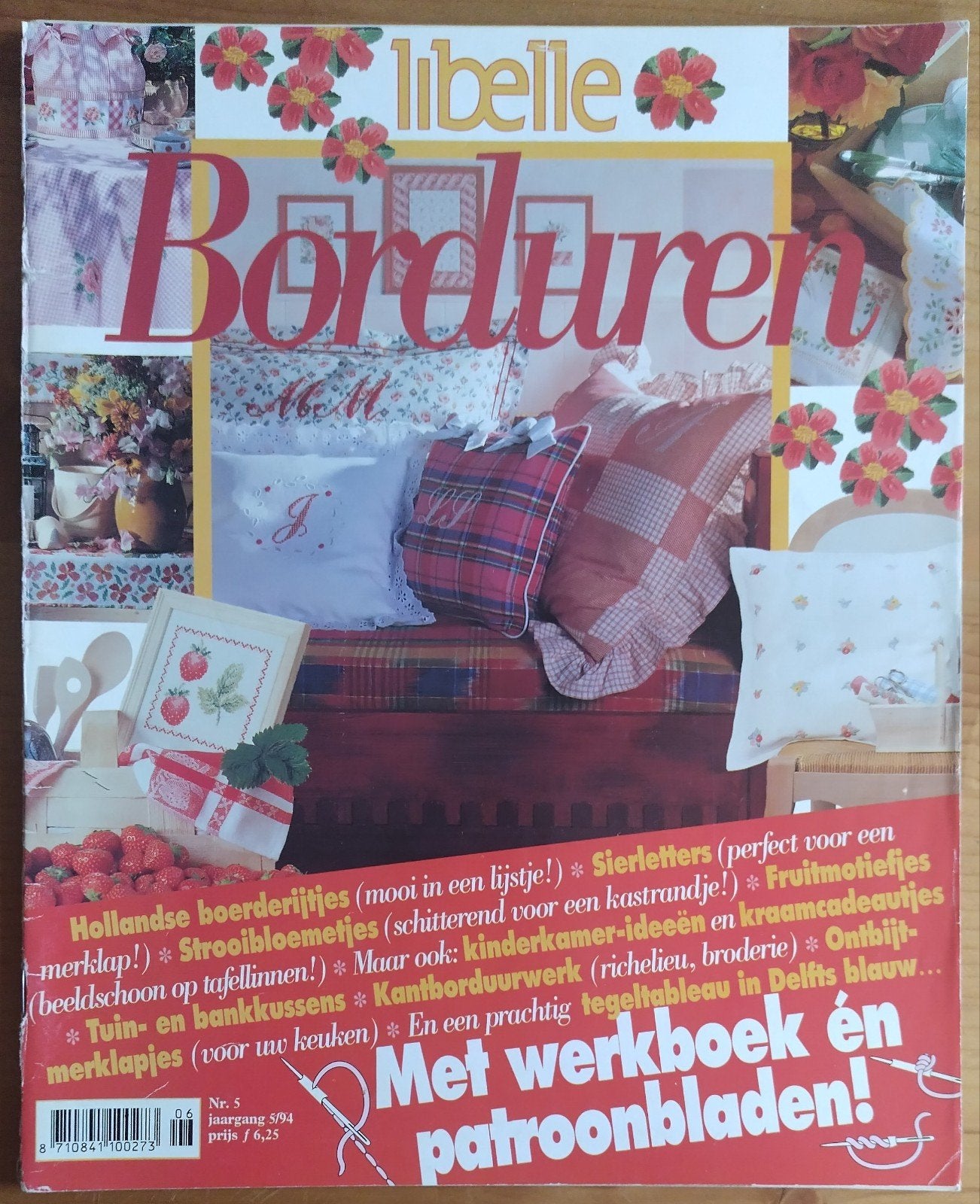 Libelle Borduren - Werkboek en patronen, Ophalen of Verzenden, Gebruikt, Handborduren, Patroon