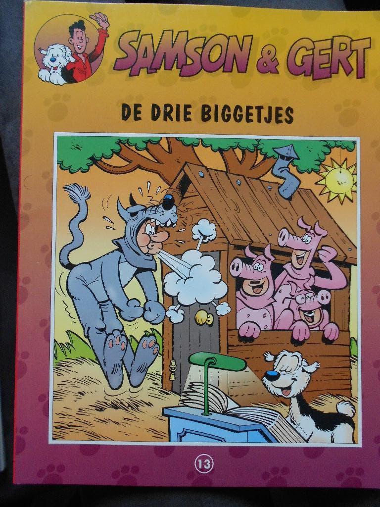 stripboeken Samson & Gert gekostumeerd bal - drie biggetjes, Meerdere stripboeken, Ophalen, Gelezen, Studio 100