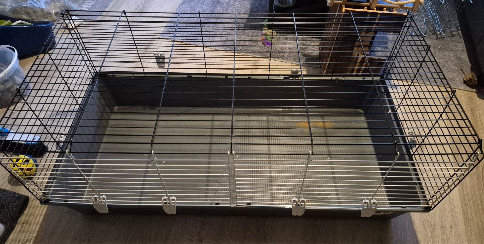 te koop konijnen hok met 2 wc en huisje, Dieren en Toebehoren, Ophalen, 60 tot 90 cm, Konijn, Hok