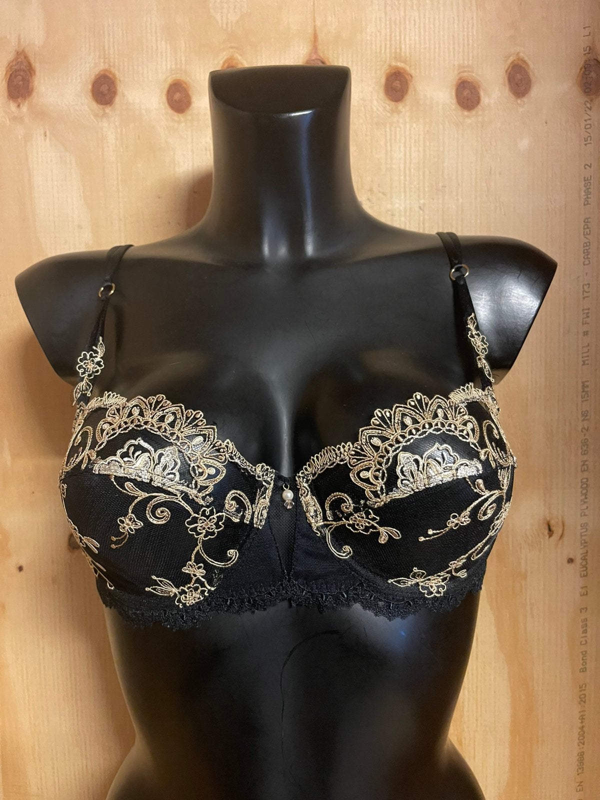 Lise charmel balconet bh 75c deesse en glam 18051, Verzenden, Zwart, BH