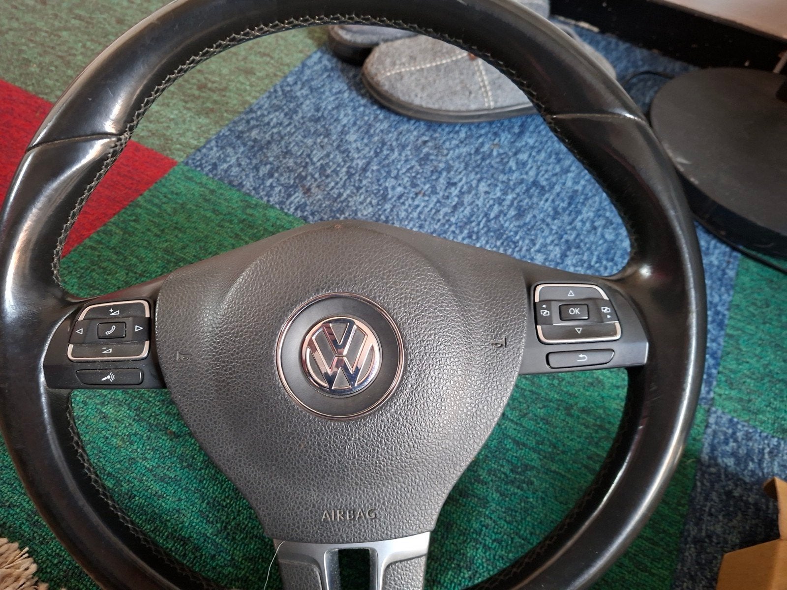 Luxe stuur T5 VW/ Caravelle 2015 met airbag, Ophalen