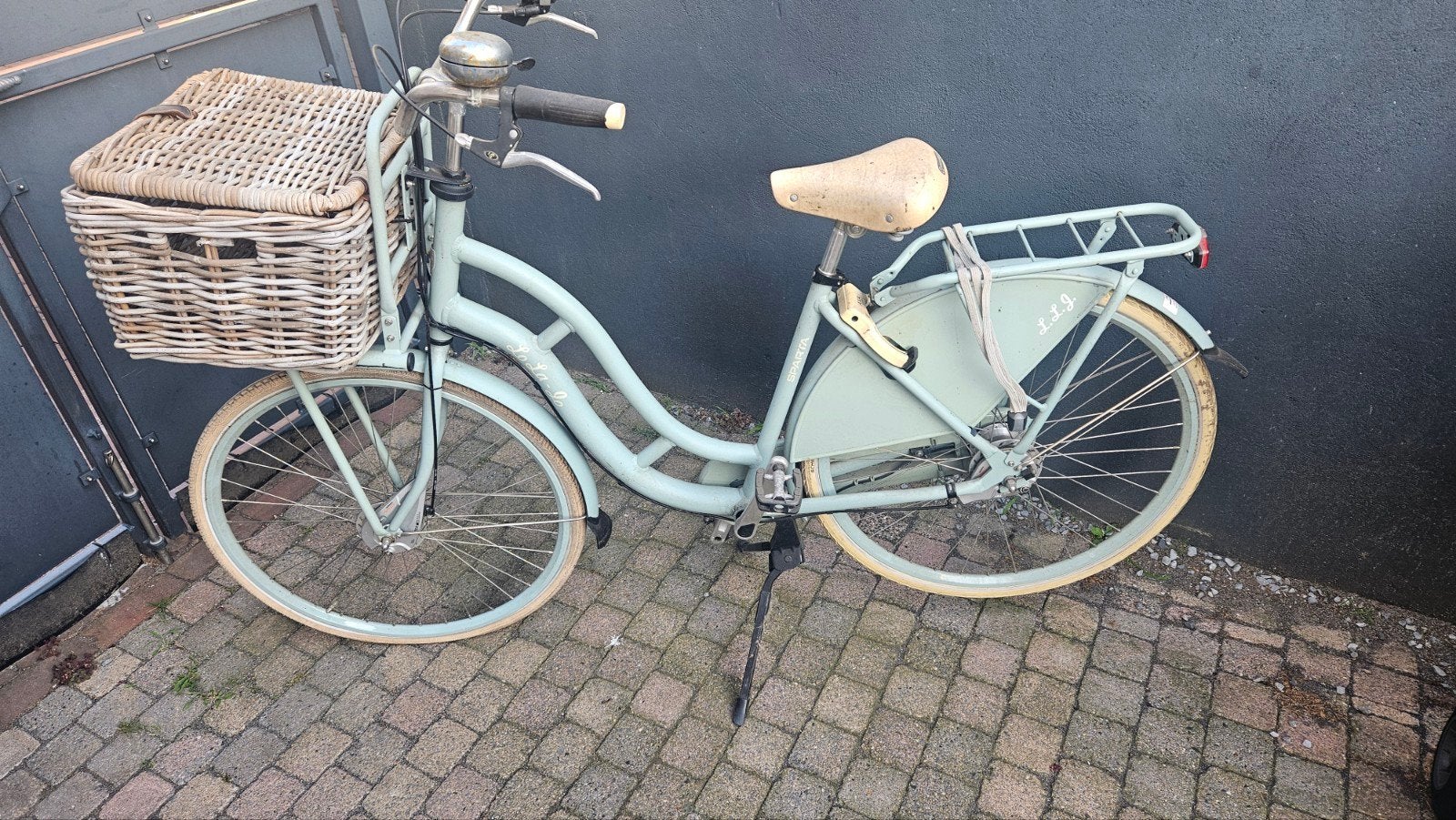 Sparta Lola-Lo Damesfiets met mand, Ophalen, Sparta, Velgrem, 53 tot 56 cm