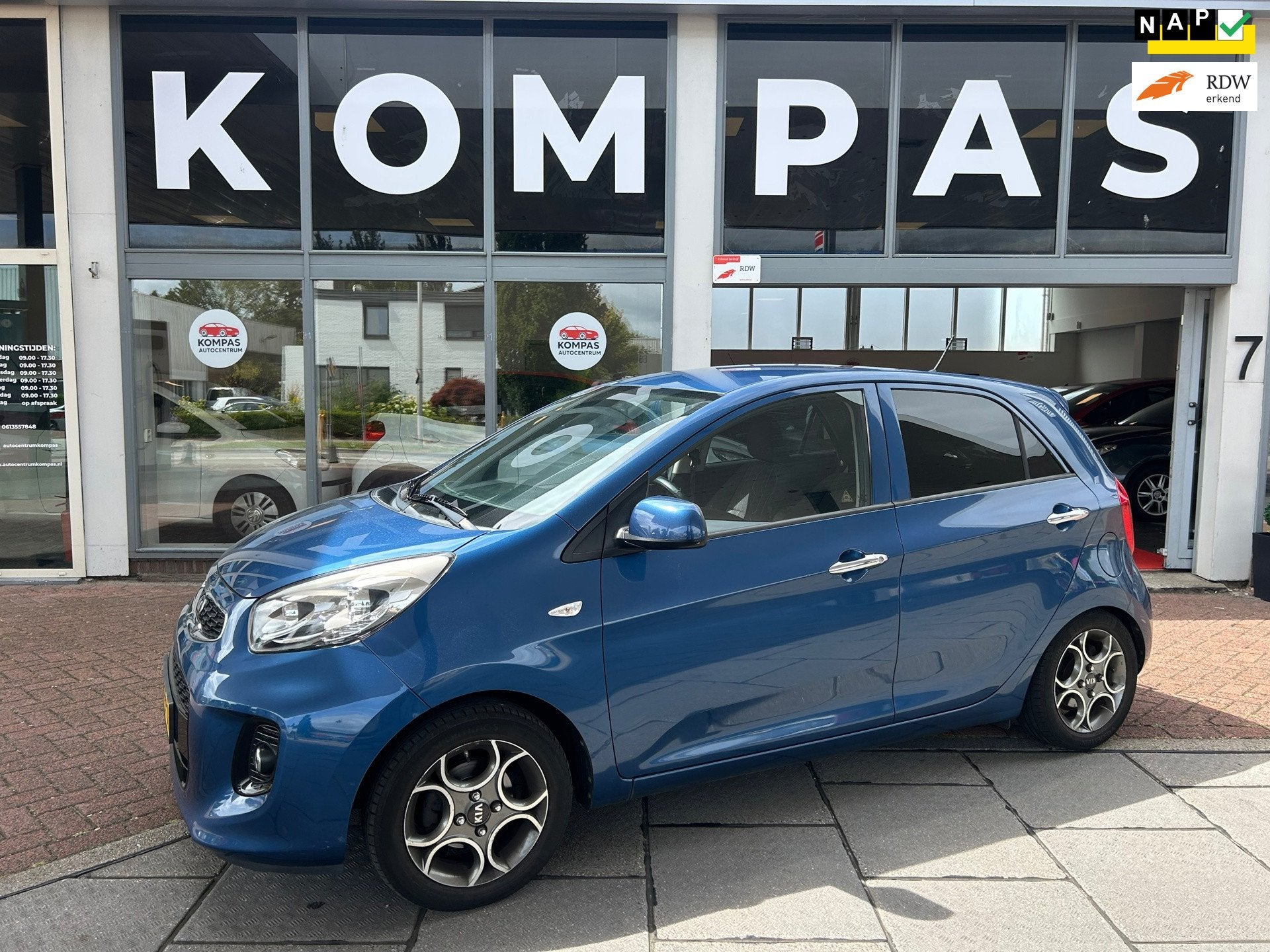 Kia Picanto 1.0 CVVT First Edition |NAP|AIRCO|Bluetooth|Crui, Auto's, Voorwielaandrijving, Euro 5, Stof, Gebruikt