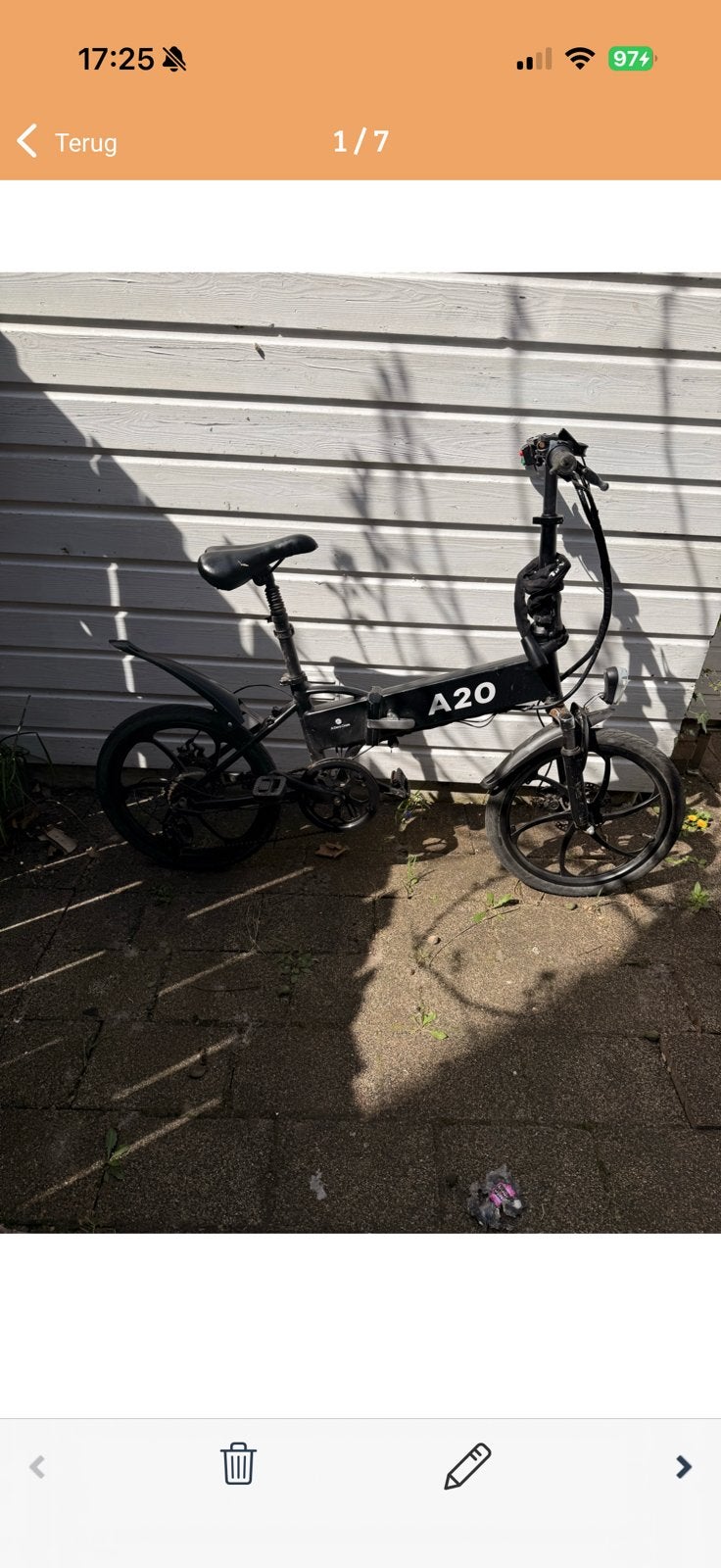 Ado a20 e bike voor vrouwen, Fietsen en Brommers, Fietsen | Tandems, Ophalen, Zo goed als nieuw, Minder dan 49 cm, Minder dan 10 versnellingen