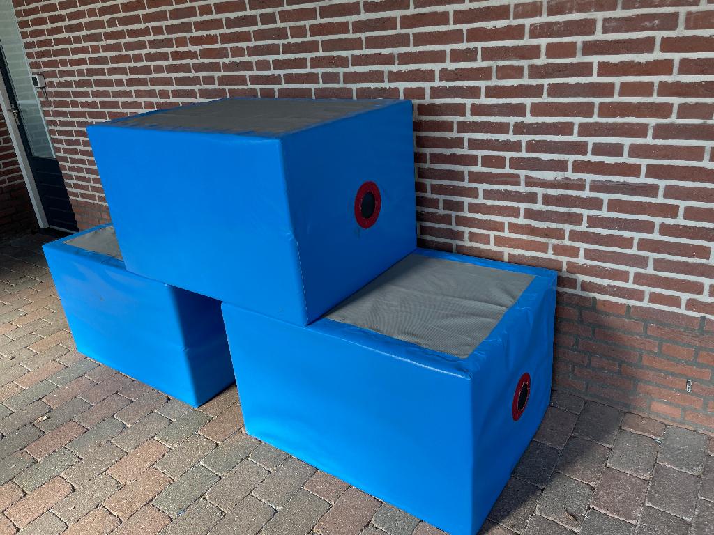 Valblok droppad crashpad turnblok drop pads valbescherming, Sport en Fitness, Ophalen, Zo goed als nieuw, Overige typen