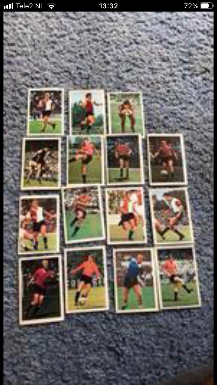 Feyenoord panini vanderhout 1970-1971,, Ophalen of Verzenden, Gebruikt, Feyenoord, Poster, Plaatje of Sticker