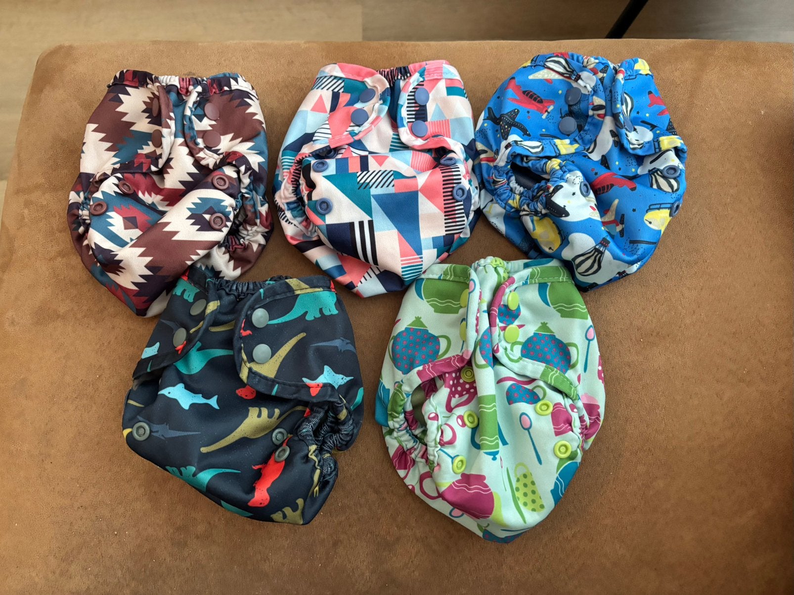 5 newborn overbroekjes buttons, Ophalen of Verzenden, Zo goed als nieuw, Jongetje of Meisje