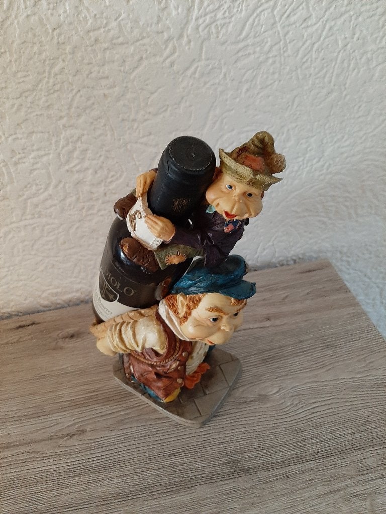 laven efteling wijnfleshouder met stoppertje, Ophalen of Verzenden, Zo goed als nieuw, Beeldje of Poppetje