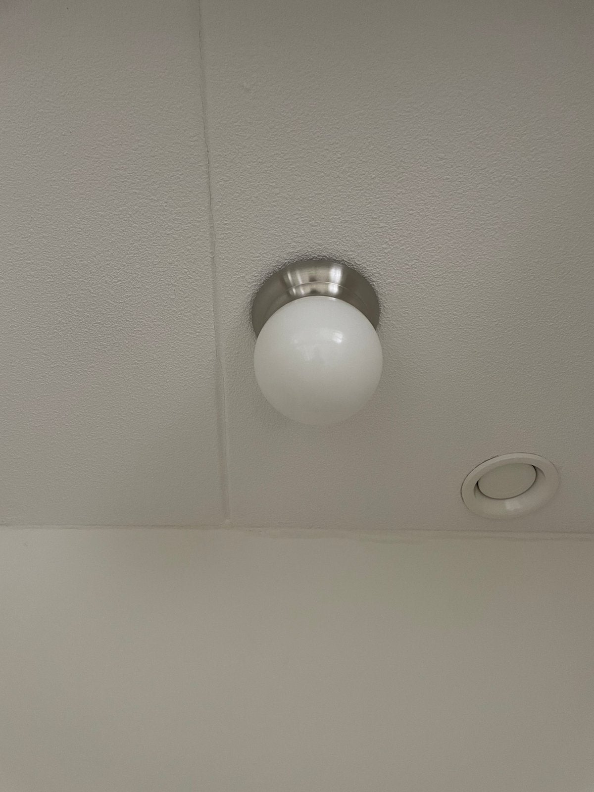 Plafondlamp of wandlamp van Ikea, wit, Huis en Inrichting, Ophalen of Verzenden, Plafondlamp, IKEA, Glas