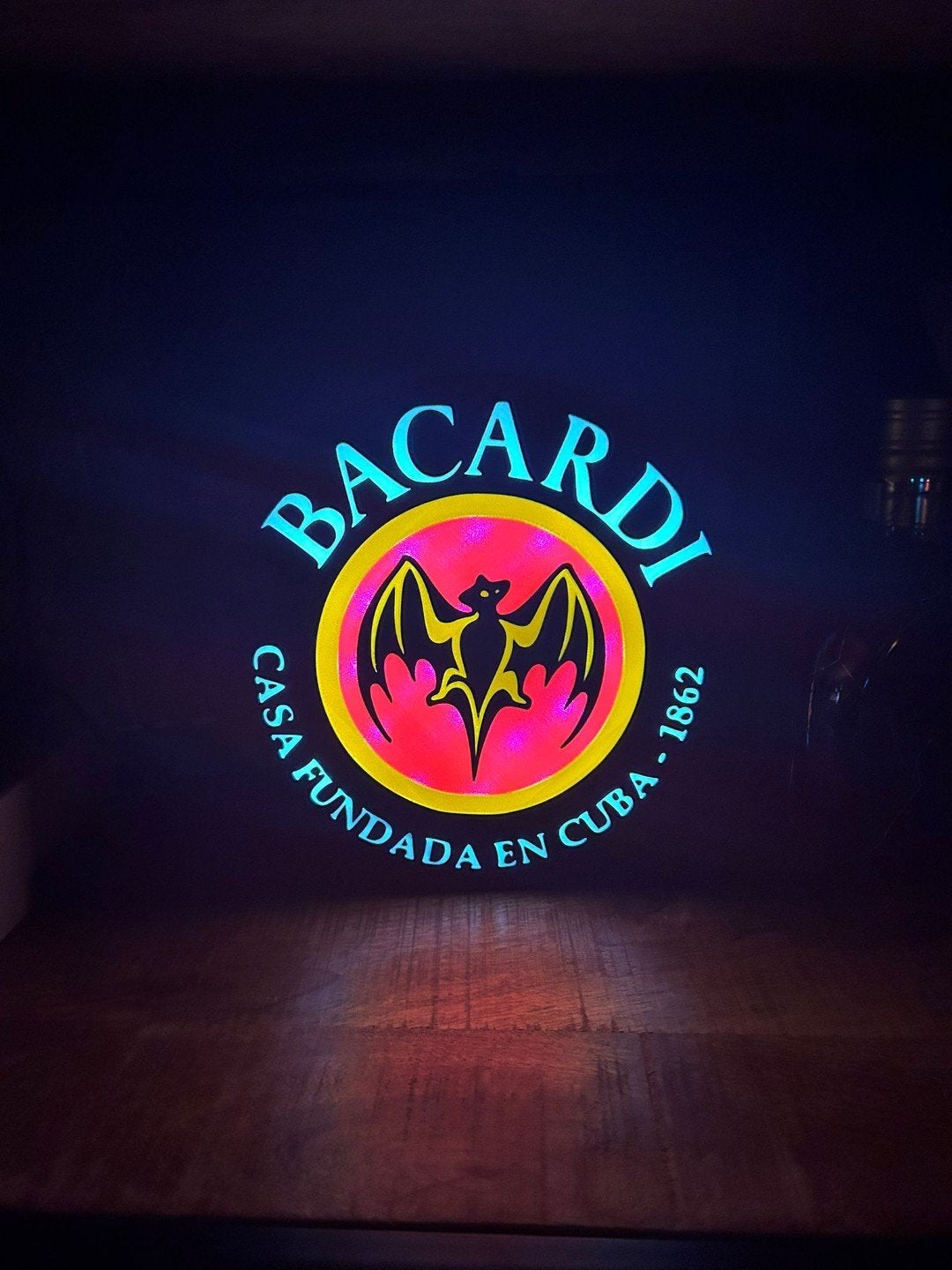 Bacardi LED Lichtbak - Unieke Decoratie voor Elke Ruimte, Verzamelen, Merken en Reclamevoorwerpen, Ophalen of Verzenden, Nieuw
