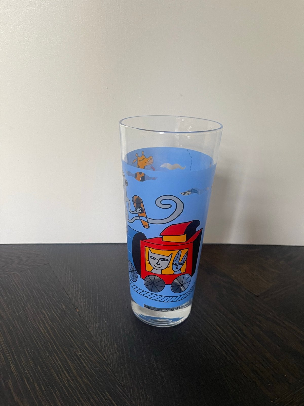 Ritzenhoff Glas met Dieren Trein Design, Ophalen of Verzenden, Zo goed als nieuw, Meerkleurig, Overige merken