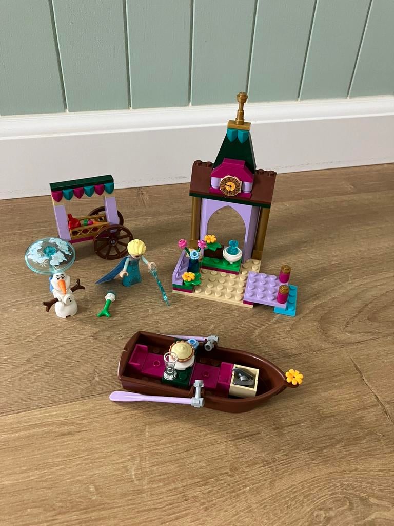 Lego Disney frozen marktavontuur 41155, Lego, Ophalen of Verzenden, Zo goed als nieuw, Compleet